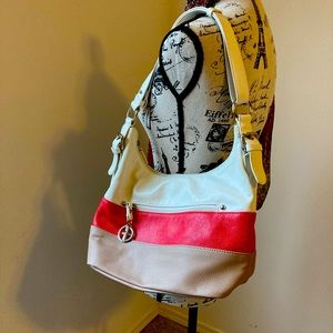 Gianibernie tri color shoulder bag